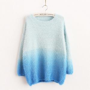 Women Blue Sweater